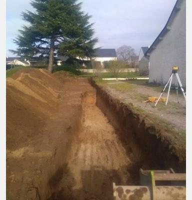 TRANCHÉE DRAINANTE POUR LA GESTION DES EAUX PLUVIALES – NORD SUR ERDRE (44)-1